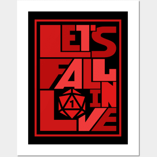 DnD Design Let's Fail in Love Posters and Art